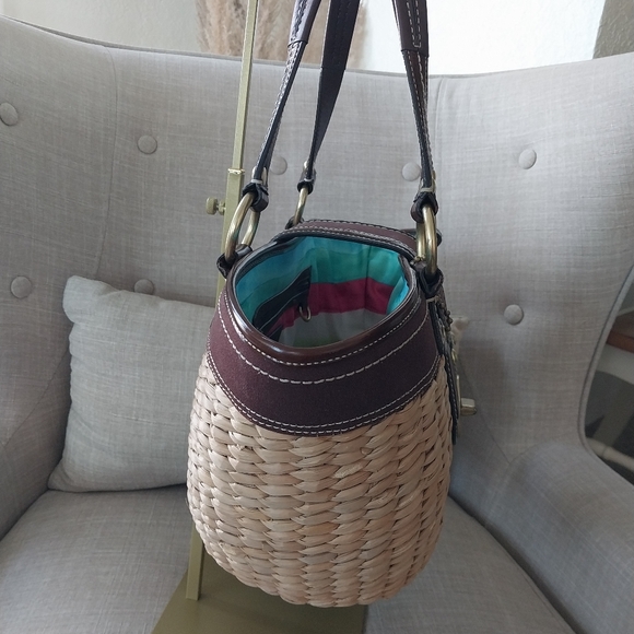 COACH Straw Basket - Picture 2 of 8